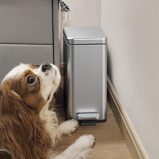 Cesun 2.6 Gallons Small Bathroom Trash Can - Image 7