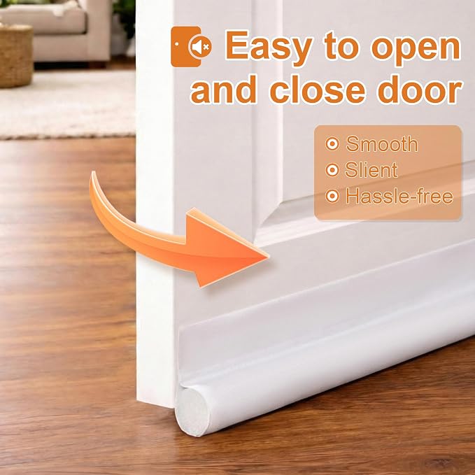HomeProtect Door Draft Stopper Weather Stripping Door Seal Under Door Sweep - Image 6