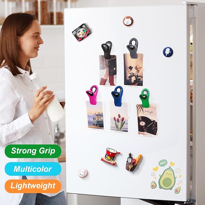 JETMORE 12 Pack Chip Clips Bag Clips Food Clip - Image 3