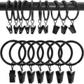 100 Pack Metal Curtain Rings by AMZSEVEN