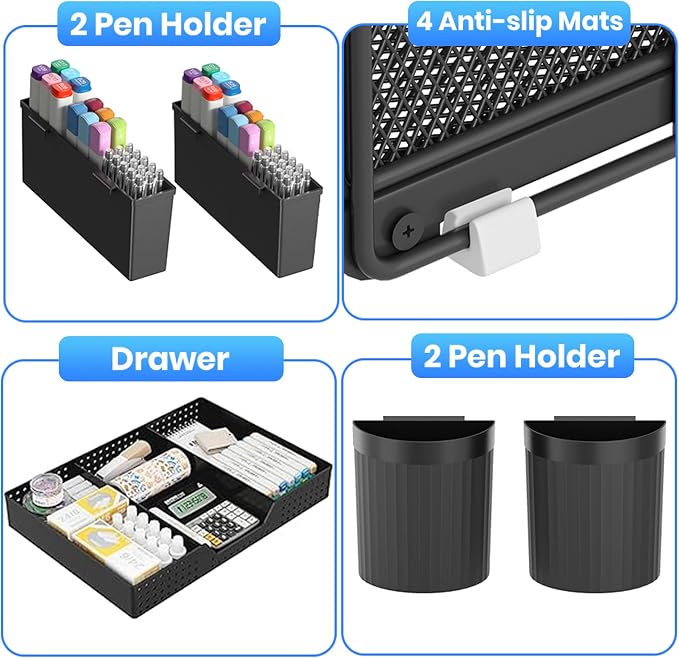 Desk Organizer, 6-Tier Desktop File Organizer - Image 2
