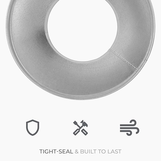 10" to 6" Inch Round Duct Reducer - Male Fit Galvanized Steel Pipe Increaser - Coupling for Round Duct Ventilation Systems - Heating & Cooling HVAC - Vent Pipe Adapter, Duct Connector