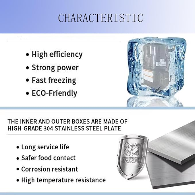Commercial 5 Trays Blast Chiller,Blast Chiller & Freezer, Chest Freezer,Batch Chiller for Hard ice Cream,Cakes,Chicken,Fish,Sushi Rice in Restaurant,Hotel,School