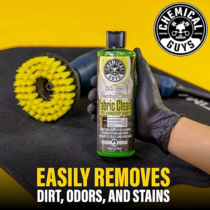 Chemical Guys, Foaming Citrus Fabric & Carpet Cleaner, Seats & Mats, 32 oz | - Image 8