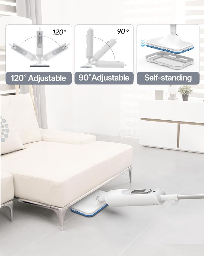 Steam Mop, 12-in-1 Handheld Steam Cleaner, Powerful Detachable Steam Mop - Image 7
