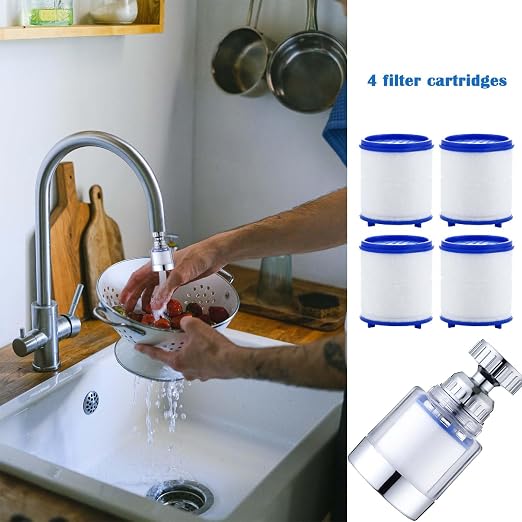 LiXiongBao 360 Rotating Faucet Water Purifier, Chlorine Reduction, Removes - Image 7