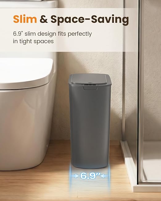 Cesun 5 Gallon Automatic Bathroom Trash Can - Image 3