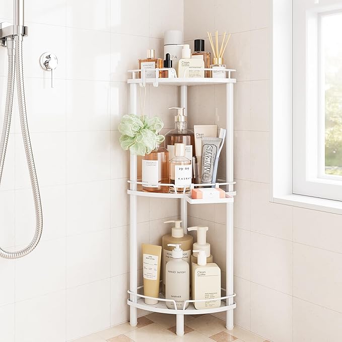 ELYKEN Corner Shower Caddy, 3 Tier Stainless Steel Shower Organizer by ELYKEN