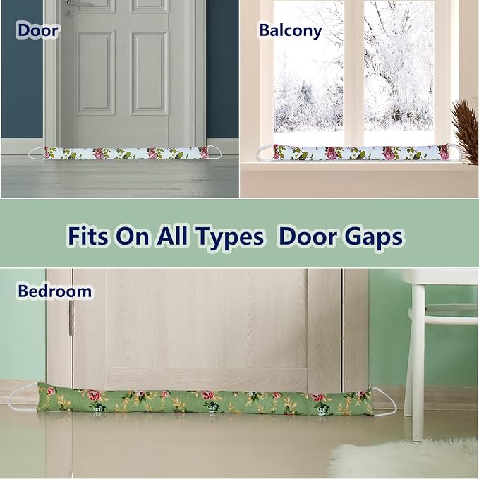 2 Pack 36 Inch 2.8 Inch Wide Slim Under Door Blocker Door Draft Stopper - Image 7