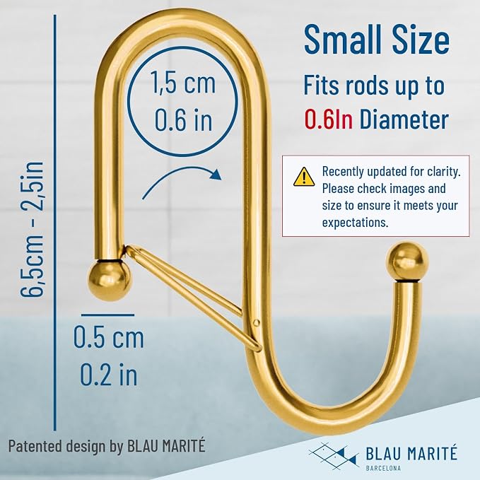 10-Pack Metal S Hooks for Hanging – Heavy-Duty S-Shaped Hooks - Image 3