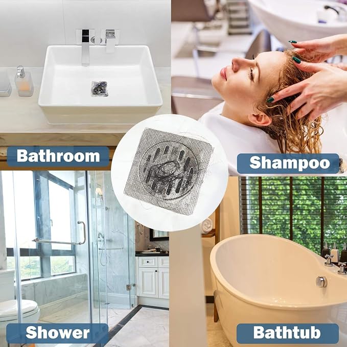 50 PCS Disposable Shower Drain Hair Catcher - Image 3