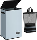 SOLEDI 90L Laundry Hamper with Lid, Large Collapsible Laundry Basket | Sturdy by SOLEDI