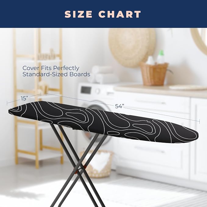 Ironing Board Cover and Pad Extra Thick Heavy Duty Padded Multiple Layers - Image 5