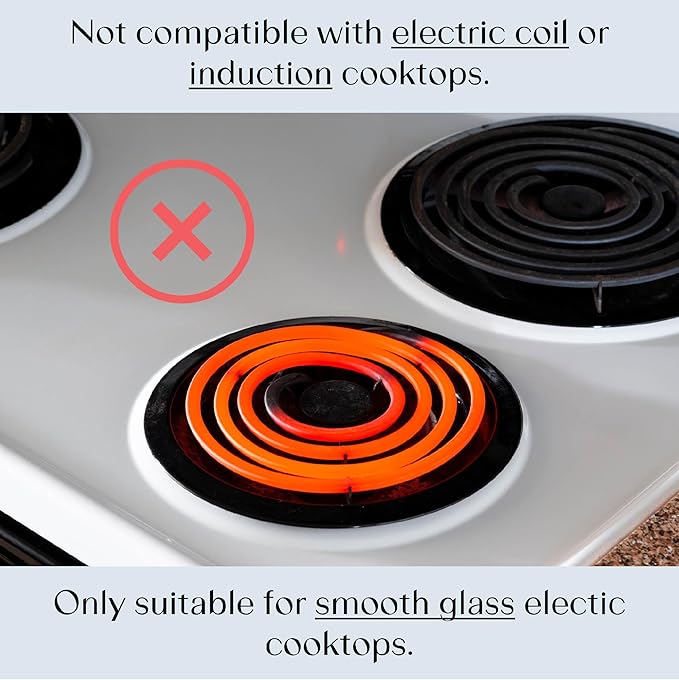 Electric Stove Cover Protector - Can be Used While Cooking - Glass Panel Overlay - Can Withstand over 1400 °F - Kitchen Essential for Cooktop Protection (27.5" x 20")