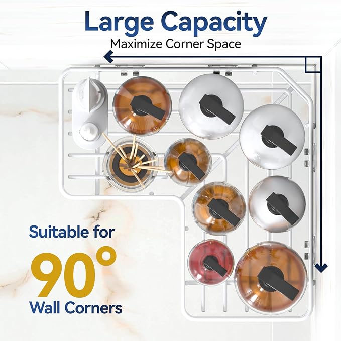 YASONIC Corner Shower Caddy Adhesive, 100% Rustproof Shower Organizer - Image 3
