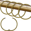 Shower Curtain Hooks Rings, Glide Smoothly Round Shower Rings by LULARINE