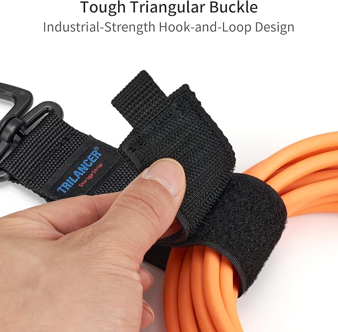 Trilancer Heavy Duty Storage Straps, Cord Organizer and Hanger | Hook-and-Loop - Image 3