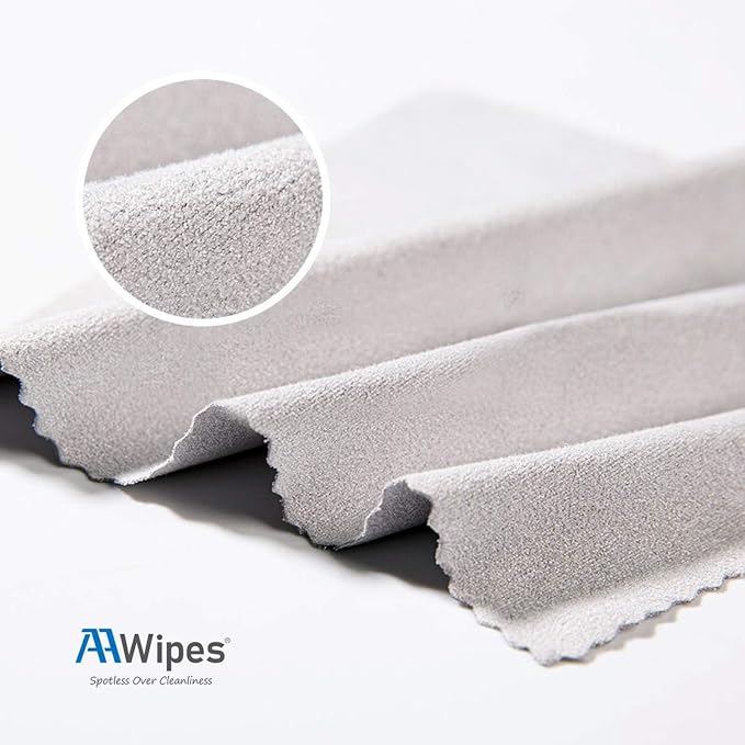 AAwipes Eyeglasses Cleaning Cloth Glasses Cloths 5.5"x5.5" 100pcs 5 Colors | - Image 5