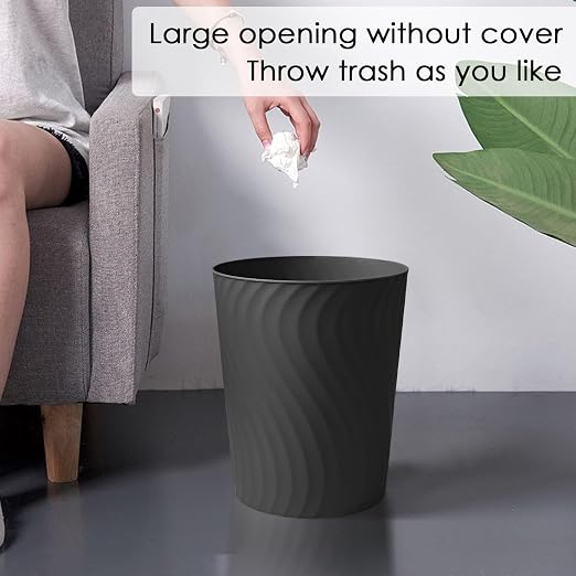 YGJT Small Trash Can, 6 Pack 1.8 Gallons Bathroom Trash Can - Image 3