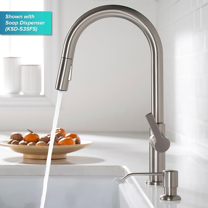 KRAUS Spot Free Stainless Steel Pull Down Kitchen Faucet KPF-2820SFS | - Image 11