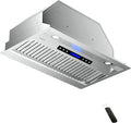 EKON NAB02-30" 900CFM Range Hood Insert, Ducted/Ductless Built-in Range Hoods with Remote/4 Speeds Touch Control LCD Display,2pcs Baffle Filters,Adjustable Leds Lights for Over Kitchen Stove