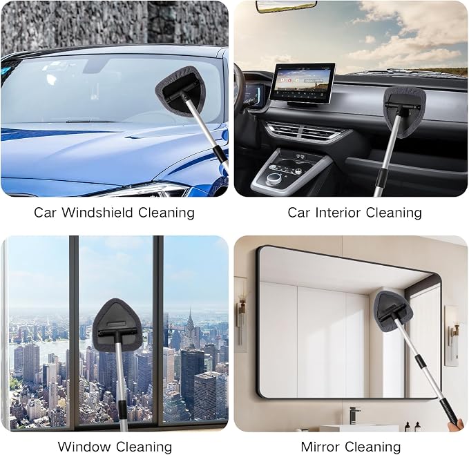 Qydipclin 11pcs Windshield Cleaner Tool, Car Window Cleaning Wash Kit - Image 6