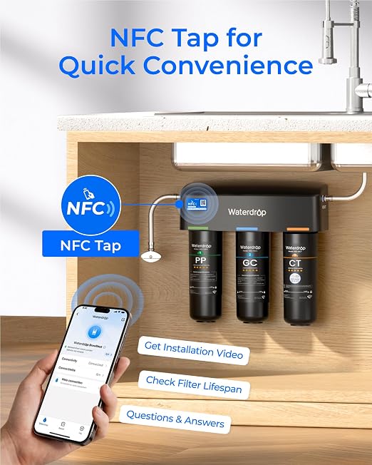 Waterdrop TSA 8 Layer Under Sink Water Filter System, NSF/ANSI 42 Certified | - Image 8