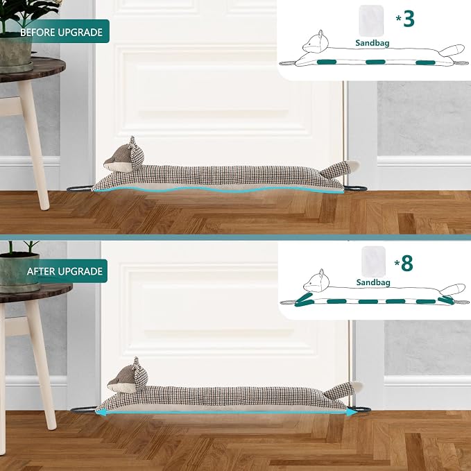 Under Door Draft Stopper Decorative Wind Stopper 42 inch - Image 4