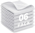 Cotton Dish Cloths 6 Pack, 12x12 Inch – Super Absorbent, Quick-Dry & Reusable by LikGuest