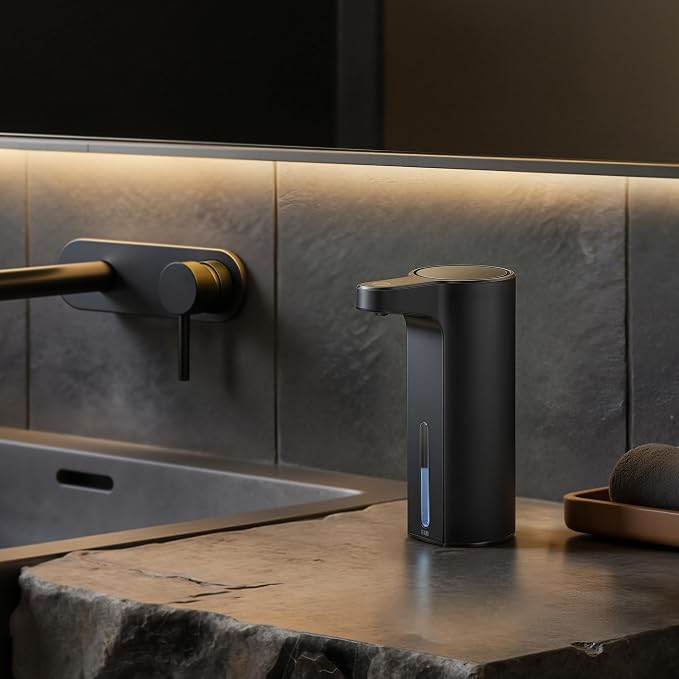 EKO Aroma 9 fl oz Automatic Liquid Soap Dispenser, Rechargeable Soap Dispenser - Image 6