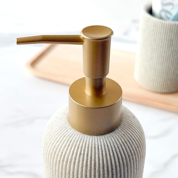Sand Beige Hand Soap Dispenser - Image 6