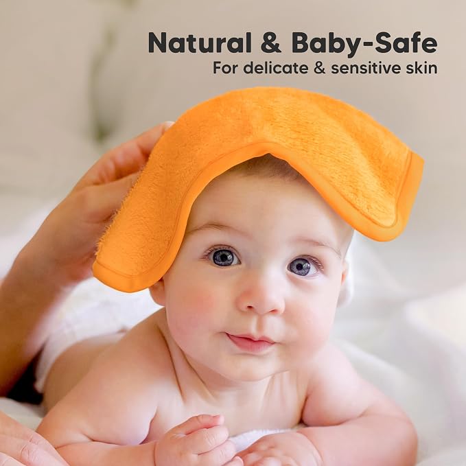 6-Pack Baby Washcloths, Soft Absorbent Washcloths - Image 5