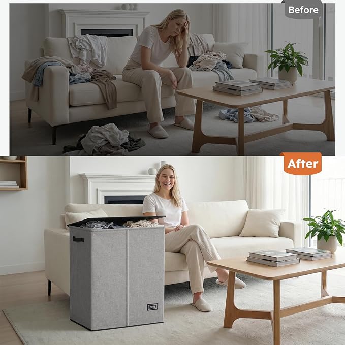 SOLEDI Double Laundry Basket - Image 7