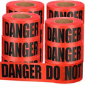 Treela 12 Pcs 3 Inch x 1000 ft Caution Danger Tape Roll Do Not Enter Cross Crime Scene Construction Warning Safety Tape for Hazardous Areas Halloween (Danger Do Not Enter,Red)