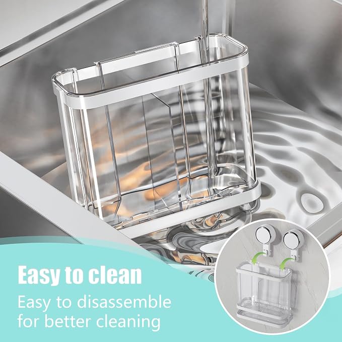 Toothbrush Holders Electric Tooth Brush and Toothpaste Organize, Suction Cup - Image 4