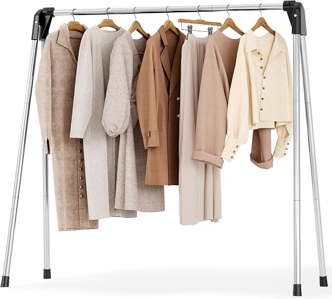 Clothes Drying Rack Foldable, Portable Clothes Airer, Folds Flat to Storage by APEXCHASER