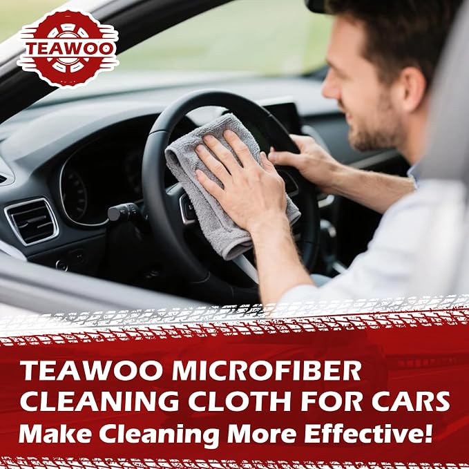 Microfiber Cleaning Cloths Bulk-400 Pack, 12x12 inches - Image 7