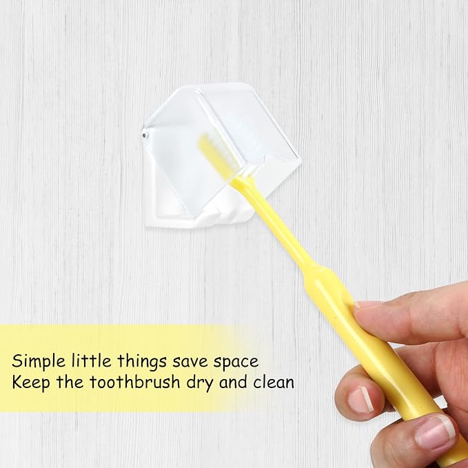4 PCS Toothbrush Holder Wall Mounted - Image 5