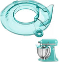 Pouring Shield for KitchenAid Tilt Head 4.5-5 QT (for Stainless Steel Bowls Only), for Kitchen aid Accessories and Attachments, Fully Enclosed Foldable Lid Mixer Bowl Cover, Not For Bowl Lift (Blue)