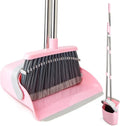 Broom and Dustpan Combo Set, Long Handle and Standing Dust Pan by OOOFLOWER