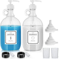 Laundry Detergent Dispenser, 64oz Fabric Softener Dispenser, Glass Liquid by SUBEKYU