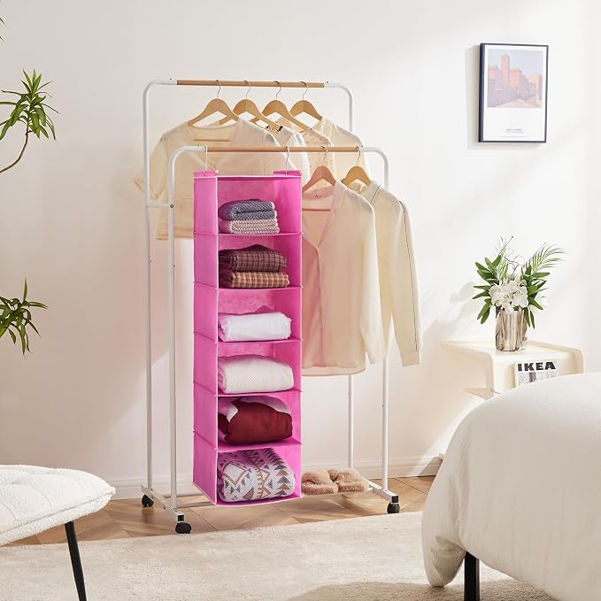 MAX Houser 6-Shelf Hanging Closet Organizer - Image 4
