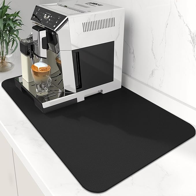 Coffee Mat Super Absorbent Dish Drying Mat Coffee Bar Mat 12"x 19" by WiseLife