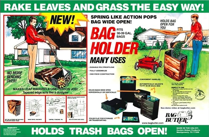 Bag Butler® Original Lawn & Leaf Bag Holder - Image 5