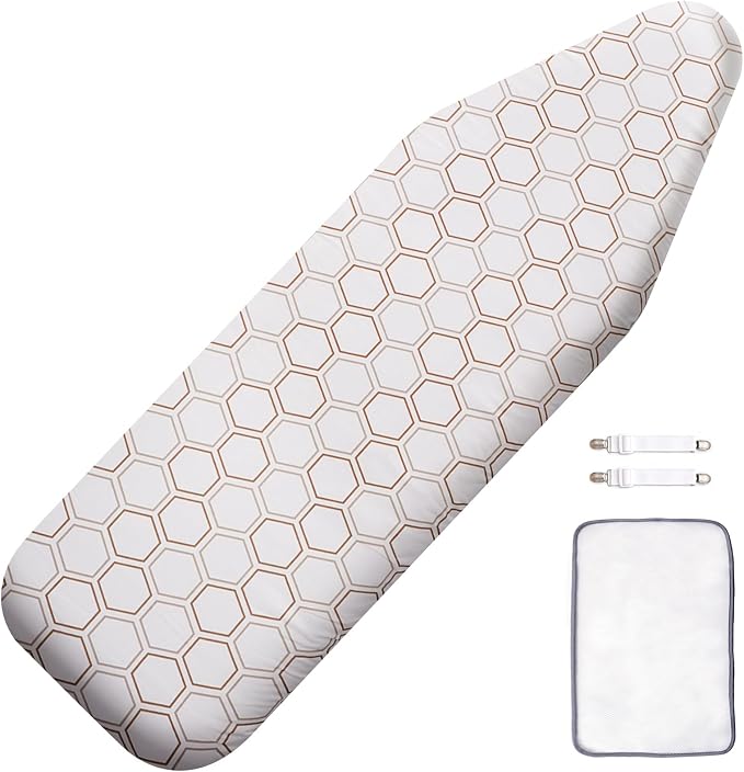 SheeChung Ironing Board Cover and Pad 18"x49", Wide Ironing Board Cover by SheeChung