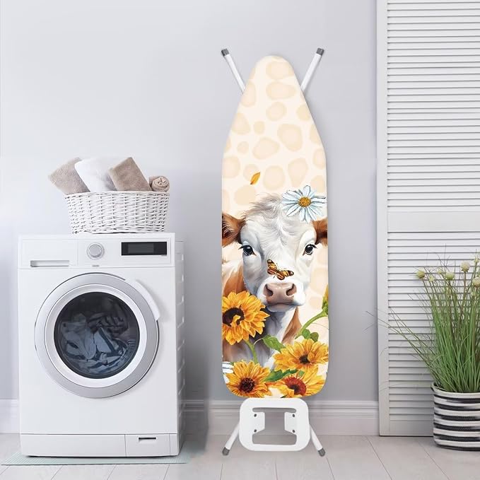 Sunflower Cow Ironing Board Cover and Pad Standard Full Size Iron Covers - Image 4