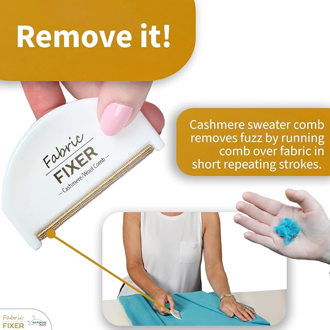 Cashmere Pill Remover Comb & Multi-Fabric Sweater Combs - Image 3