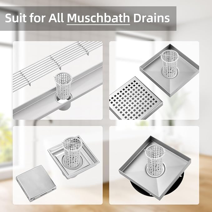Shower Drain Strainer, Hair Catcher, Hair Basket, Debris Strainer - Image 5