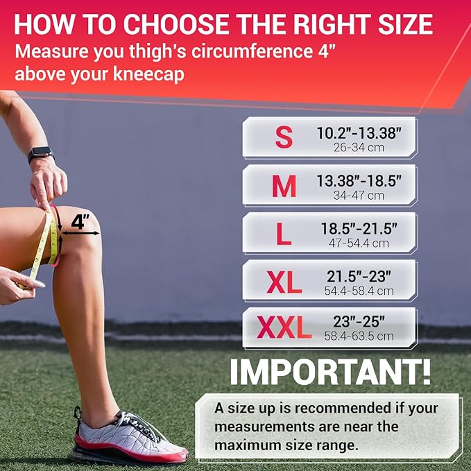 DR. BRACE ELITE Knee Brace with Side Stabilizers & Patella Gel Pads for Maximum Knee Pain Support and knee recovery for men and women-Please Check How To Size Video (Sunrise, X-Large)