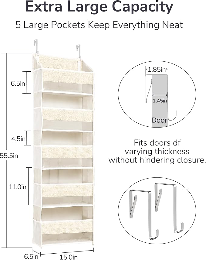 ULG 1 Pack Over Door Organizer - Image 2